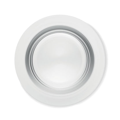 Parte inferior de vaso de cristal