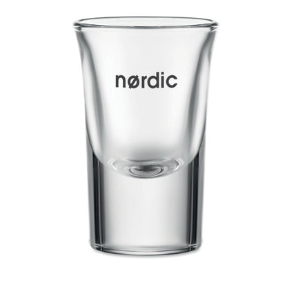 Vaso de cristal personalizado con logo
