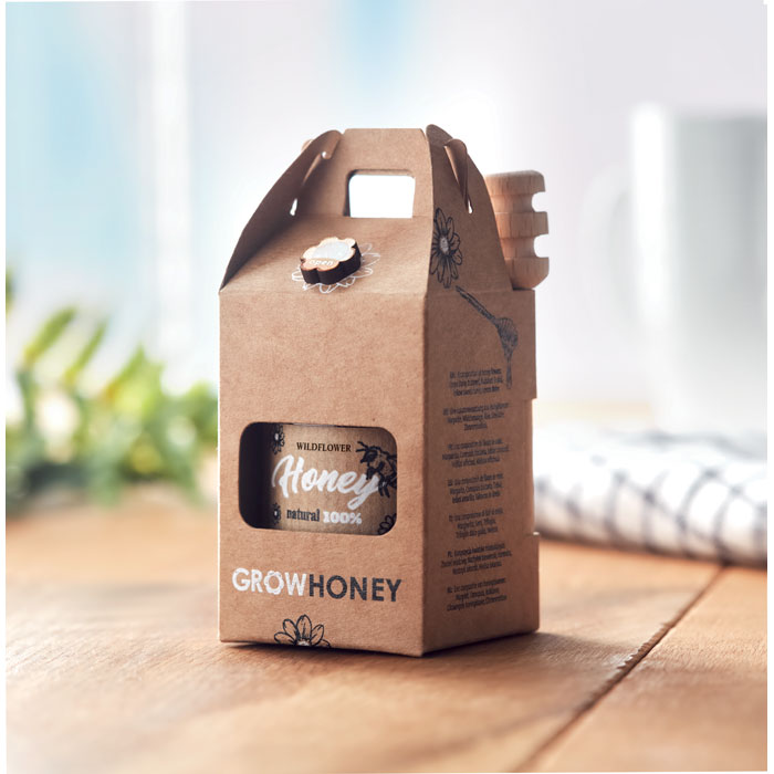 DAUBER - Set tarro miel y dispensador