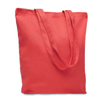 Bolsa de asas largas y algodón roja