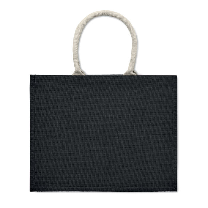 AURA - Bolsa de yute y asas algodón