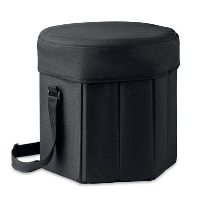 Nevera portátil en forma de taburete o mesa plegable