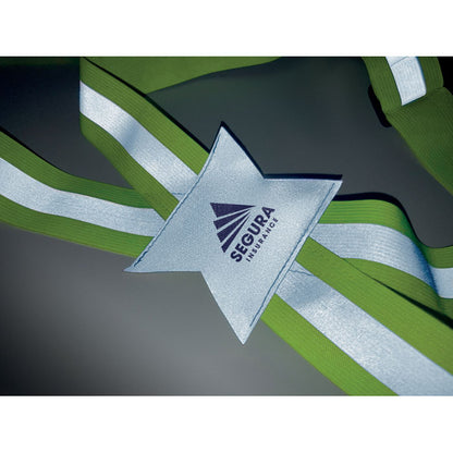 Chaleco reflectante personalizado con logotipo