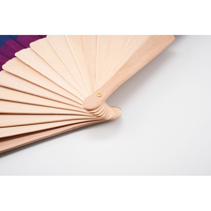 BOWFAN - Abanico de madera rainbow
