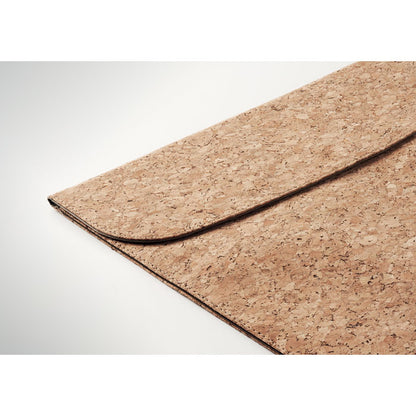 Detalle de bolsa de portátil de corcho