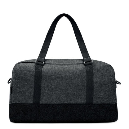 Bolsa de deporte de fieltro gris grande