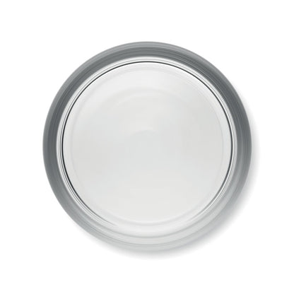 Parte inferior de vaso de cristal