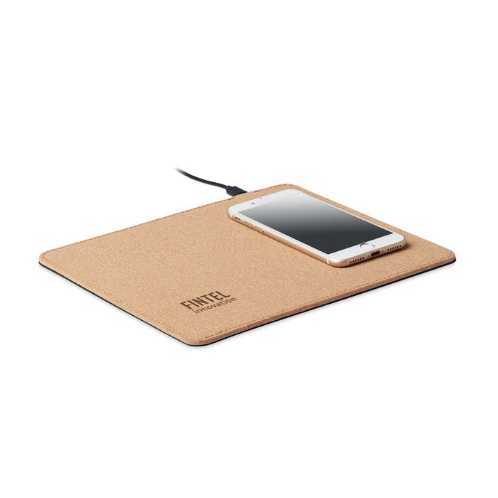 WIRELESS MATTY - Alfombrilla corcho cargador 15W