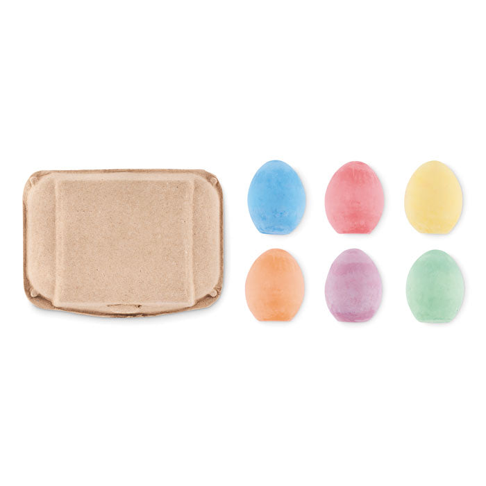 TAMAGO - Set 6 tizas en forma de huevo