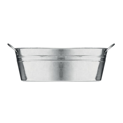 Maceta con asas de zinc