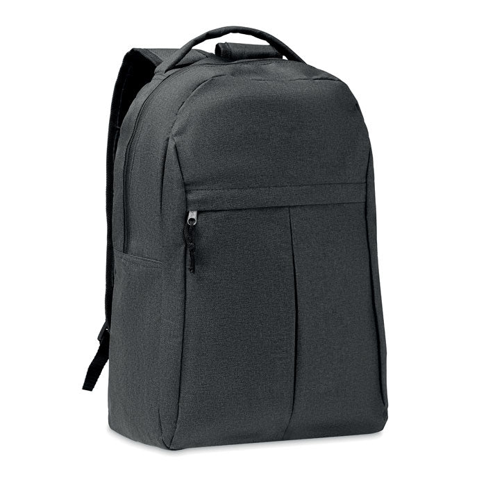 SIENA - Mochila RPET 600D jaspeada - Regalos Corporativos Personalizados · Clap Comunicacion