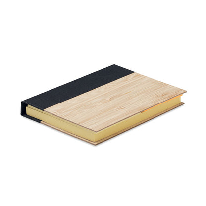 Set de notas adhesivas con tapas de madera