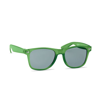 Gafas de sol clásicas verdes ecológicas