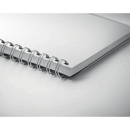 Detalle espiral libreta con tapa de RPET