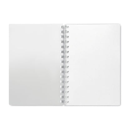 Libreta abierta con hojas rayadas