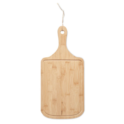 Tabla de cortar rectangular de bambú ecológico de 46,5 cm