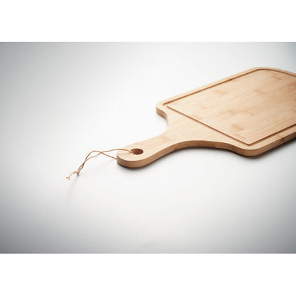 Table de cortar de madera rectangular con bordes redondeados