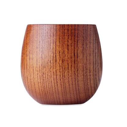 Vaso de madera marrón