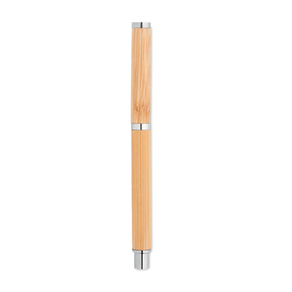 Boli de madera de bambú con tapa