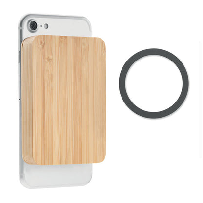 Cargador inalámbrico para móvil de madera
