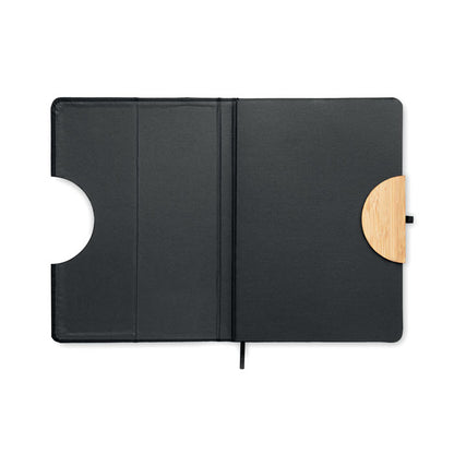 Cubiertas de libreta eco negra con bambú