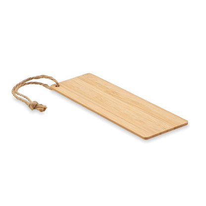  Marcapáginas de bambú con cordón de yute
