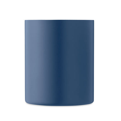 Mug azul de metal clásico