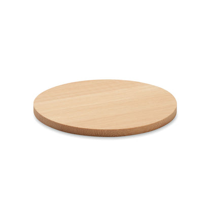 Posavasos de madera de bambú redondo