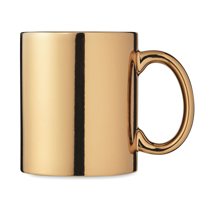 HOLLY - Taza cerámica metálica 300 ml
