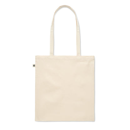 Totebag de algodón color natural con asa largas