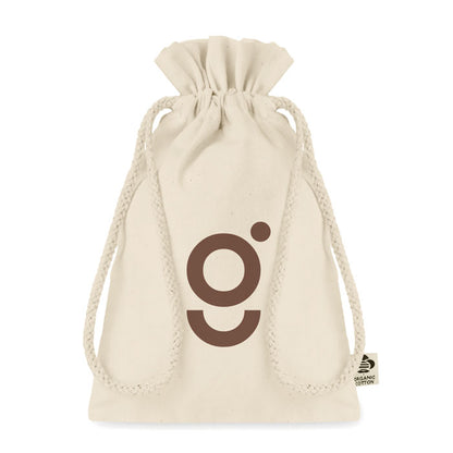 Saquito de algodón para regalo personalizado con logotipo