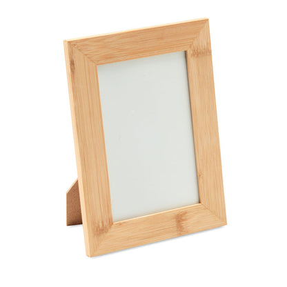 Marco de fotos de mesa de madera rectangular