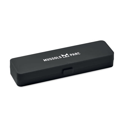 Set de cubiertos personalizado con logo en caja