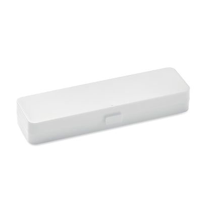 EStuche de set de cubiertos blanco de plástico