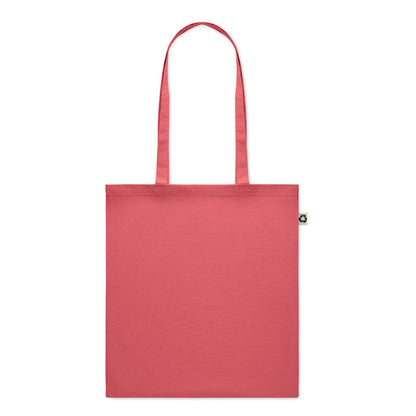 Bolsa de la compra de algodón color azul rojo