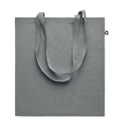 Bolsa de la compra de algodón color gris