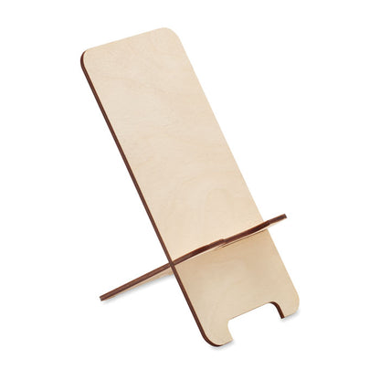 Soporte de teléfono de madera