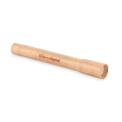 Linterna de madera personalizada con logotipo