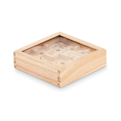 Juego de viaje de laberinto de madera