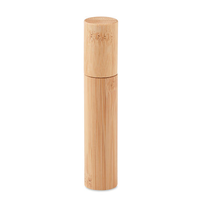 Bote de spray de perfume de madera