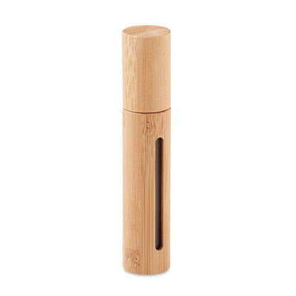Atomizador de perfume de madera de bambú