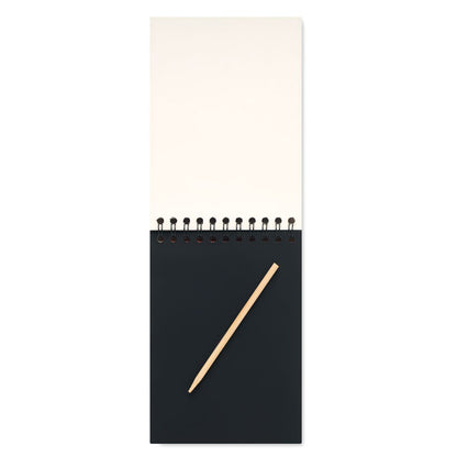 Libreta con espiral y con hojas de papel para rascar y dibujar