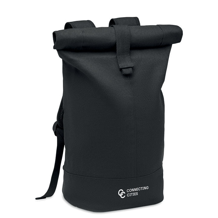 ZURICH ROLL - Mochila canvas lavado Rolltop