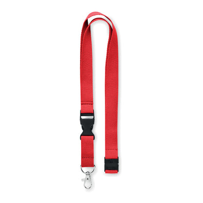 Lanyard marino de 2 cm con mosquetón
