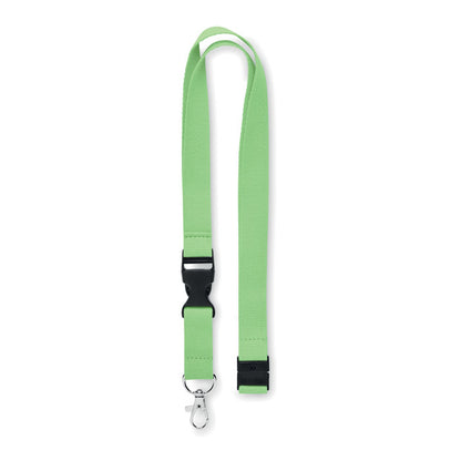 Lanyard rojo de 2 cm con mosquetón