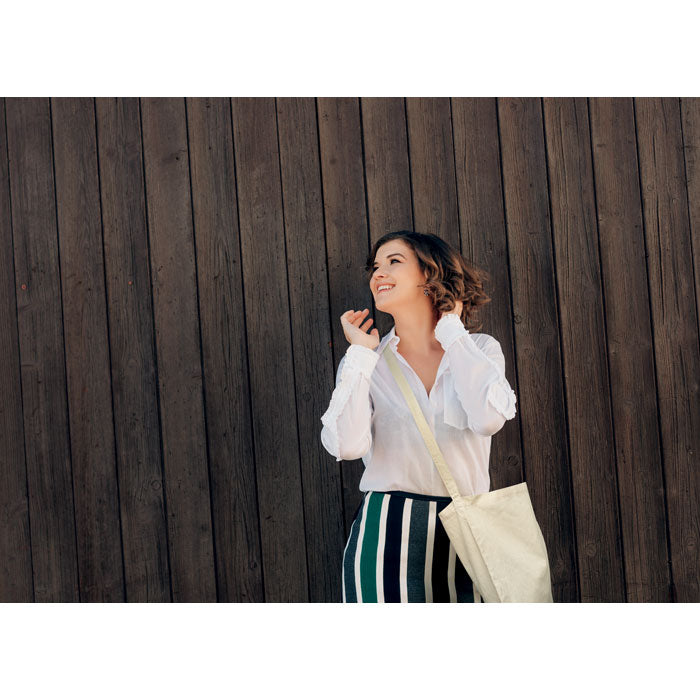 NINTA - Bolsa de algodón 140 gr/m²