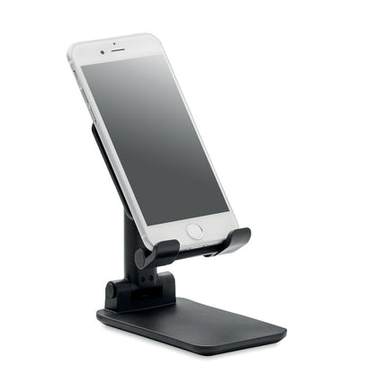 Soporte negro plegable para teléfono