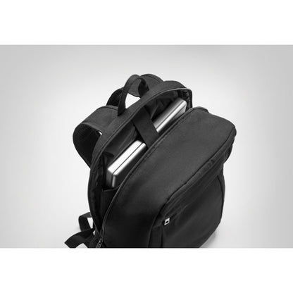Mochila con compartimento interior para ordenador portátil y cierre con cremallera