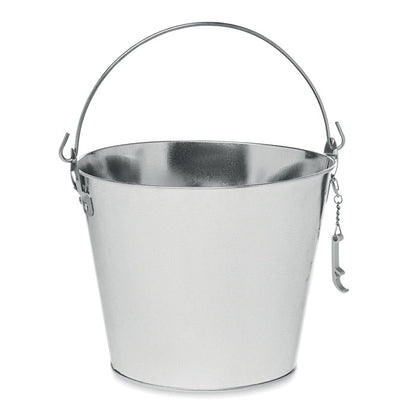 Cubo de metal para bebidas  con llavero abrebotellas incluido