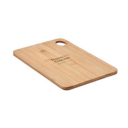 Tabla de cocina de madera personalizada con logotipo